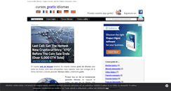 Desktop Screenshot of cursosgratisidiomas.com